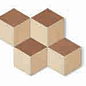 781840 Sensi Terre Cotone Rosato Mattone Nat Cubo 37x46 Casa Dolce Casa