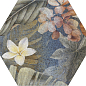 Hibiscus Blue Matt Hexa 23.2x26.7 ITT Ceramic