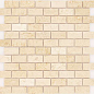 Pietrine Botticino POL 2.3x4.8 29.8x29.8 Caramelle Mosaic