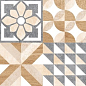 GT129VG Marmaris Белый пэчворк 50x25 Global Tile