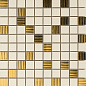 68902 MOSAICO Crema Oro 25х25 Versace (Gardenia Orchidea)