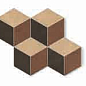 781841 Sensi Terre Rosato Amaranto Carbone Nat Cubo 37x46 Casa Dolce Casa
