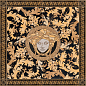 240423 MARBLE ROSONE NERO S.LAUREN 117,2x117,2 Versace (Gardenia Orchidea)