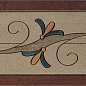 Fascia Floreale B Palissandro (Rosa Portogallo, Madras Pink) 15x30 Casalgrande Padana