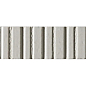 RAEL Glace Struttura 3D Raye Bianco Glossy 7,5x20 Ragno Marazzi