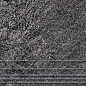 GNR12030427-S Ступень Рокс Серый темный Sugar 1200x300x9.5 ProGRES Ceramica фото в миниатюре