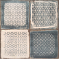 TOSCANA MATT BLUE DECO 20X20 Decocer