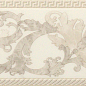 240231 MARBLE FASCIA BAROCCA BIANCO LEV 14,4x58,5 Versace (Gardenia Orchidea)