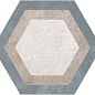 Hexagono Bushmills Multicolor Mix 23x26,6 VIVES