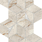 AYLR Marvel Diva White Everest Mosaico Hex Lapp 40,3х23,3 Atlas Concorde