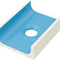 K521 Переливной водоотводный канал со сливом Light Blue 18,5x24,5 Serapool фото в миниатюре