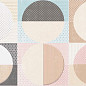 Cromatica Decor Circles Cold Brillo 25x75 Cifre