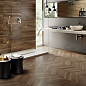 EFC0 SleekWood Beige Chevron 11x54 Emilceramica