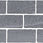 BR023T Бордюр Роверелла серый мозаичный 34,5x14,7x0,9 Kerama Marazzi