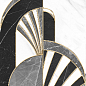 Noir white декор 25х60 Gracia Ceramica