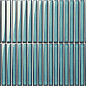 Y15FW28 Strip Бирюзовый глянцевый 1.5х14.5 29.4х31.3 Porcelain mosaic фото в миниатюре