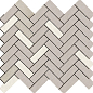 R060 Terracruda Mosaico Degrade Calce/Luce 33.2*128.8 Ragno Marazzi