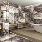 A040954 Breccia Viridi Pol Rect 60x120 Ape Ceramica