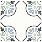 31079 Tanger Blue Petals 12.3x12.3 Harmony фото в миниатюре