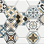 WT36EDW55 Edelweiss Pattern 300x600x9 New Trend