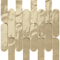 fRN2 Glim Tortora Curve Mosaico Brillante 29x29,5 FAP Ceramiche