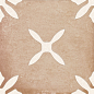 40802 Pangea Clay Flower LT 22,3x22,3 Harmony