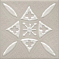 KMD3STA018GN Декор Бахия 2 серый светлый глянцевый 9,8x9,8x0,7 Kerama Marazzi