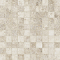 760908 Artifact Aged_White Mosaico 3x3 30x30 Cerim