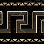 262562 Fascia greca Nero Amasanta 10x78 Versace (Gardenia Orchidea)