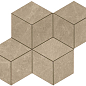 AEPJ Marvel Elegant Sable Mosaico Esagono Lappato 30x35 Atlas Concorde