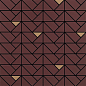 M3J4 Eclettica Purple Mosaico Bronze 40x40 MARAZZI Italy