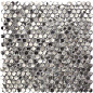 S027 Stamping Aluminum Silver 30,3x30,3x0,6 Moreroom Stone