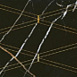 588112001 Black&Gold Rombi Decor 24.2x70 Eletto Ceramica
