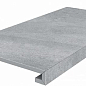DD602220R/GCF Ступень клееная Про Матрикс серый обрезной 33*60 Kerama Marazzi