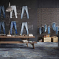 Alchemy 7.0 White Hammered 59.55x119.3 Apavisa Porcelanico