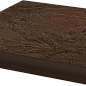 Semir Brown ступень простая с носиком структурированная 30x33 Paradyz