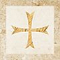 PJD-SDPH094 94 Waterjet Border (Datura) 20x20 Marmocer