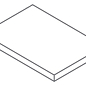620070002204 Metropolis Absolut Silver Scalino Angolare DX Nat 33x160 Italon