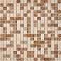 PIX273 Emperador Light, Crema Nova из мрамора полированная 15x15 305х305x4 Pixmosaic