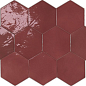 122084 ZELLIGE HEXA WINE 10,8x12,4 WOW