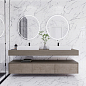 Carrara White Pol 60x60 Eurotile Ceramica фото в миниатюре 10