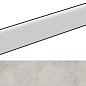 610130004070 Millenium Silver Battiscopa 7.2x60 Italon