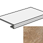 240557 MARBLE GRADONE MARRONE LAP 32,5x58,5 Versace (Gardenia Orchidea)