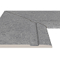 Угол фарфорового поручня внутренний 90 Cement Grey 30x50 Serapool фото в миниатюре