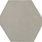 122079 ZELLIGE HEXA GREY 10,8x12,4 WOW