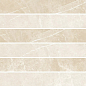 767184 Elemental Cream Dolomia Mosaico 3D Nat 30x30 Cerim