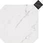 CP Marmoker Nero Creta Lucido (нарезка) 7*7 Casalgrande Padana