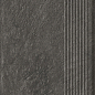 Carrizo Basalt Stopnica Prosta Struktura Mat B1a 30x60 Paradyz