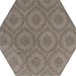 1047253 RIABITA ESAGONA FABRIC FENG SHUI 24x27,7 Serenissima Cir