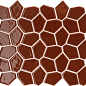 600110001122 Avantgarde Ruby Mosaico Spectrum 29.2x33.2 Italon